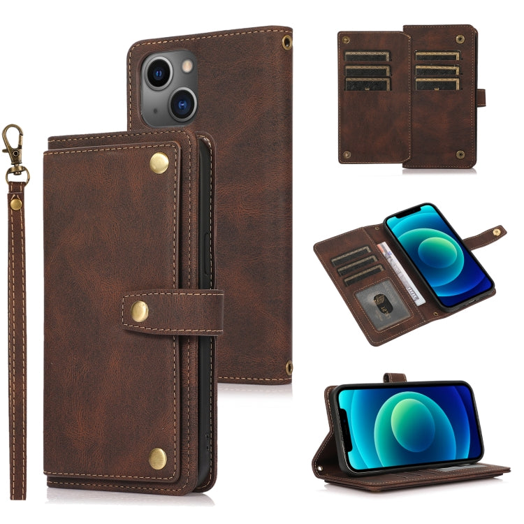 PU + TPU Horizontal Flip Leather Case with Holder & Card Slot & Wallet & Lanyard, For iPhone 12 mini, For iPhone 12 / 12 Pro, For iPhone 12 Pro Max, For iPhone 13 mini