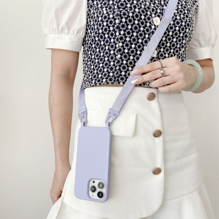 Elastic Silicone Protective Case with Wide Neck Lanyard, For iPhone 12 / 12 Pro, For iPhone 11, For iPhone 11 Pro, For iPhone 13 mini, For iPhone 12 Pro Max