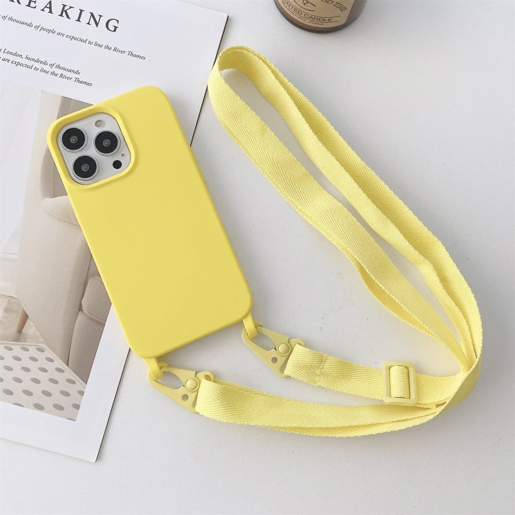 Elastic Silicone Protective Case with Wide Neck Lanyard, For iPhone 12 / 12 Pro, For iPhone 11, For iPhone 11 Pro, For iPhone 13 mini, For iPhone 12 Pro Max