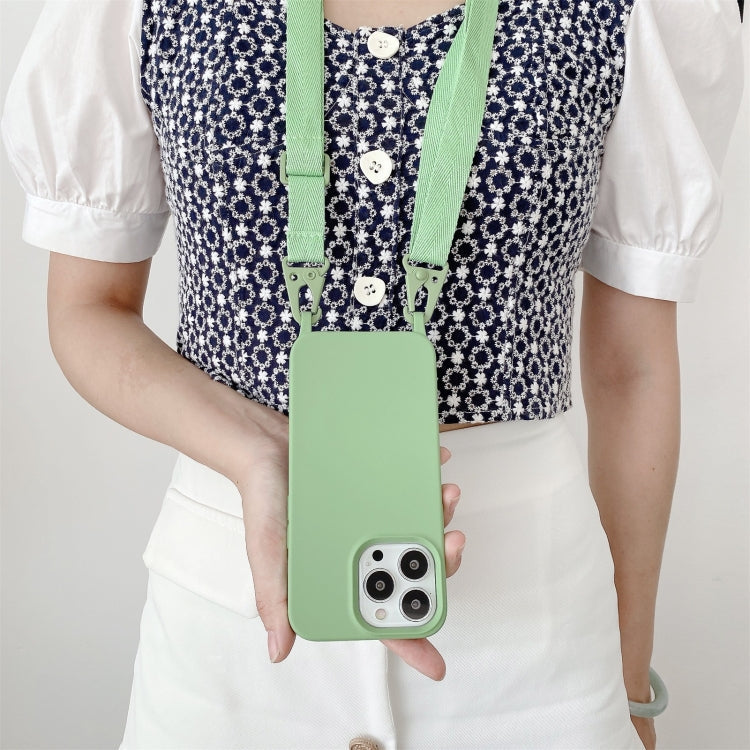 Elastic Silicone Protective Case with Wide Neck Lanyard, For iPhone 11 Pro Max, For iPhone 12 mini