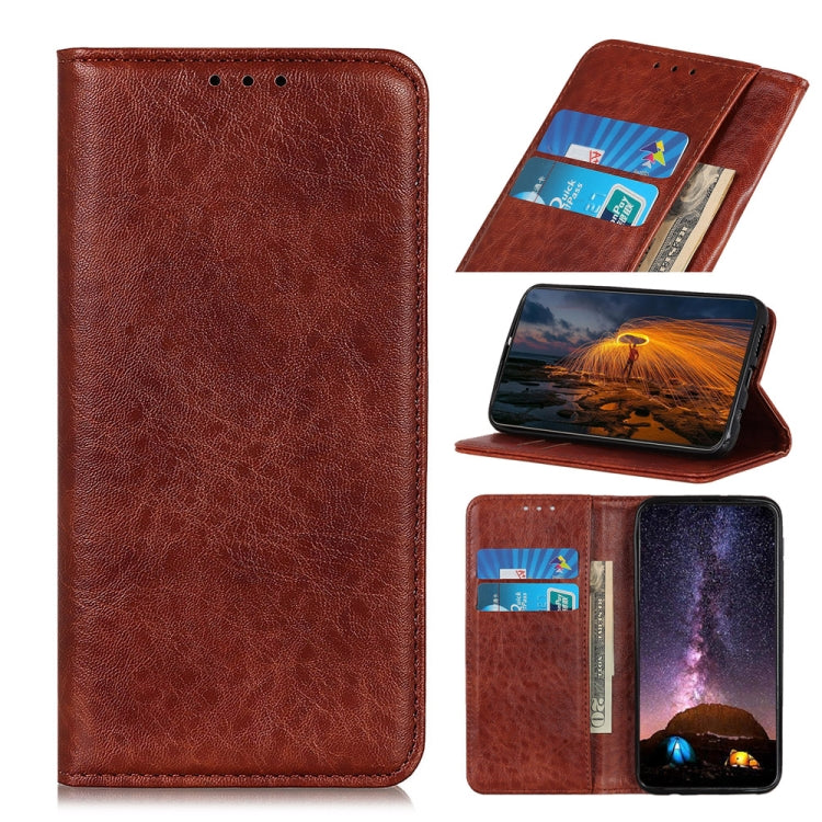 Magnetic Crazy Horse Texture Horizontal Flip Leather Case with Holder & Card Slots & Wallet, For Xiaomi Mi 11T / 11T Pro