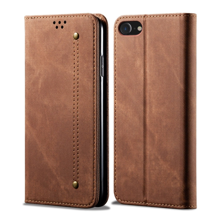 Denim Texture Casual Style Horizontal Flip Leather Case with Holder & Card Slots & Wallet, For Huawei Honor 20, For iPhone XR, For iPhone 6 / 6s, For iPhone 6 Plus / 6s Plus, For iPhone SE 2022 / SE 2020 / 8 / 7, For iPhone 7 Plus / 8 Plus