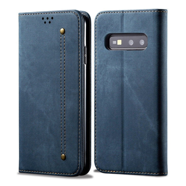 Denim Texture Casual Style Horizontal Flip Leather Case with Holder & Card Slots & Wallet, For Xiaomi Redmi 8A, For Galaxy A10s