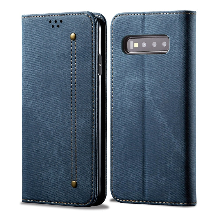 Denim Texture Casual Style Horizontal Flip Leather Case with Holder & Card Slots & Wallet, For Xiaomi Redmi 8A, For Galaxy A10s