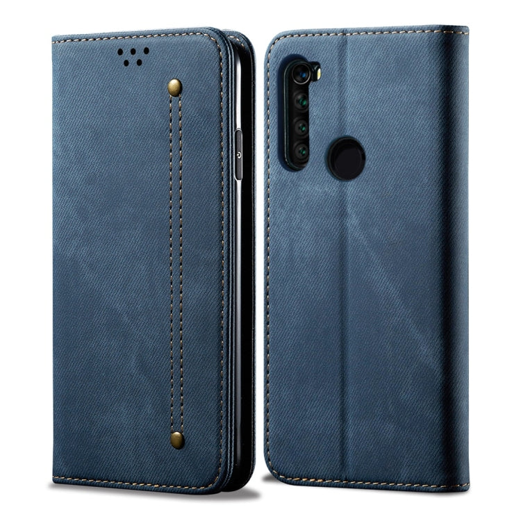 Denim Texture Casual Style Horizontal Flip Leather Case with Holder & Card Slots & Wallet, For Xiaomi Redmi 8A, For Galaxy A10s