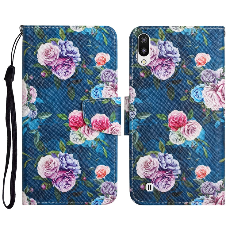 Painted Pattern Horizontal Flip Leather Case with Holder & Card Slot & Wallet, For Samsung Galaxy A01