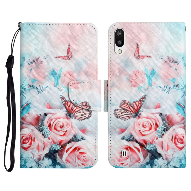 Painted Pattern Horizontal Flip Leather Case with Holder & Card Slot & Wallet, For Samsung Galaxy A01