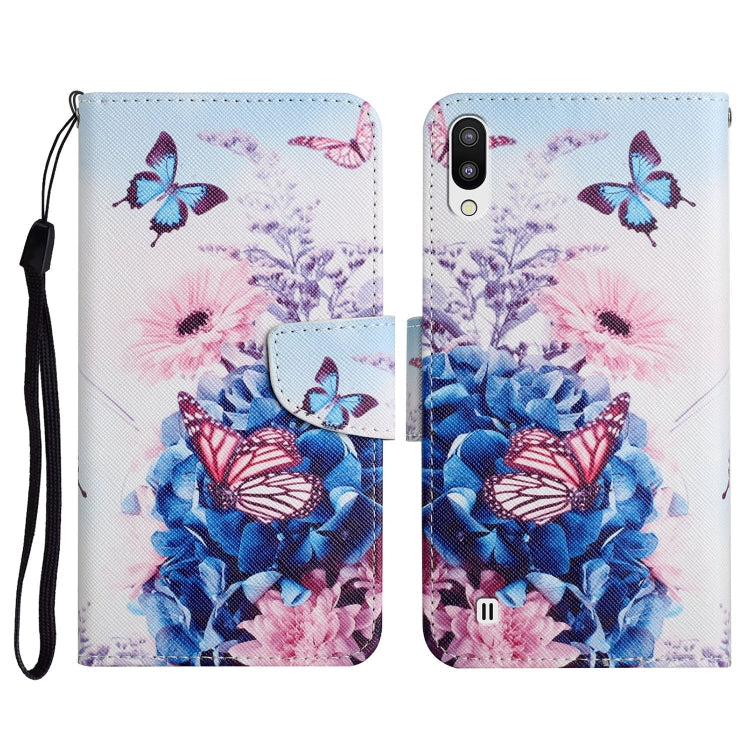 Painted Pattern Horizontal Flip Leather Case with Holder & Card Slot & Wallet, For Samsung Galaxy A01