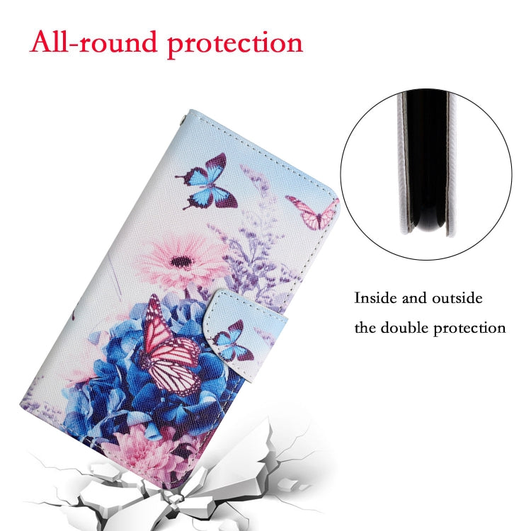 Painted Pattern Horizontal Flip Leather Case with Holder & Card Slot & Wallet, For iPhone X / XS