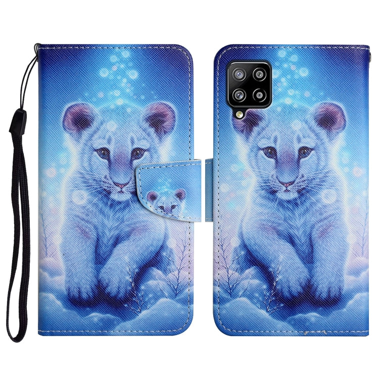 Painted Pattern Horizontal Flip Leather Case with Holder & Card Slot & Wallet, For Samsung Galaxy A42 5G