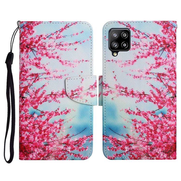 Painted Pattern Horizontal Flip Leather Case with Holder & Card Slot & Wallet, For Samsung Galaxy A42 5G