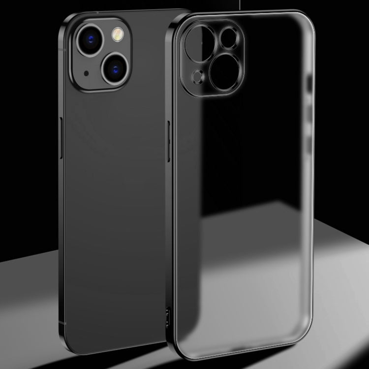 Electroplated Edge Frosted TPU Shockproof Case, For iPhone 13 mini, For iPhone 13, For iPhone 13 Pro