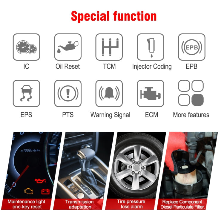 KONNWEI KW460 Car 2.8 inch 12V Lead-acid Battery Tester Fault Diagnosis Instrument, KW460