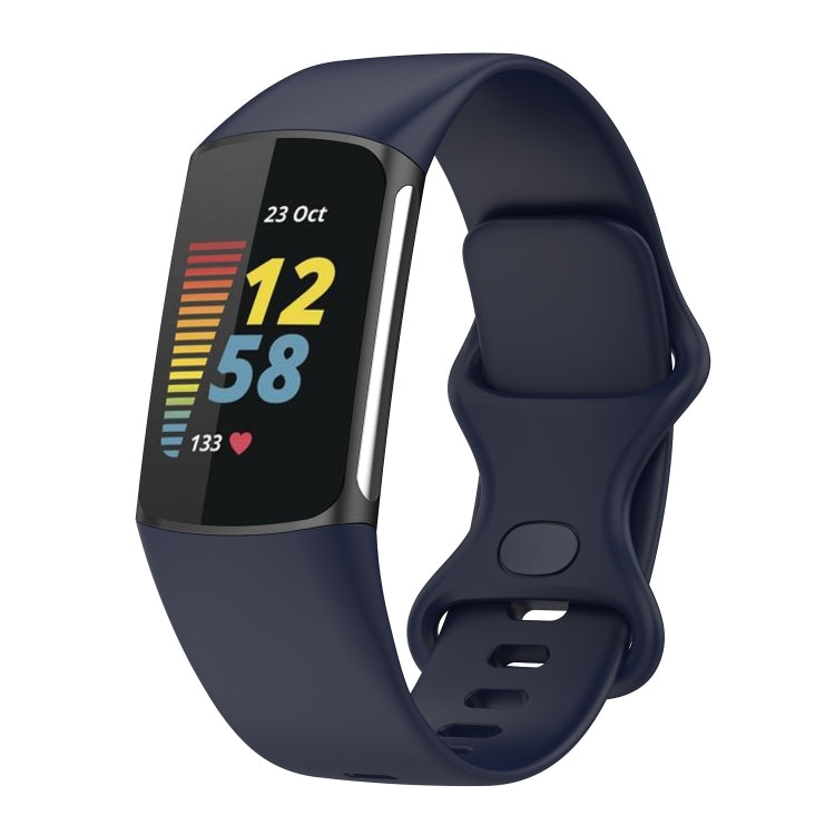 For Fitbit Charge 5 Silicone Replacement Strap Watchband, S