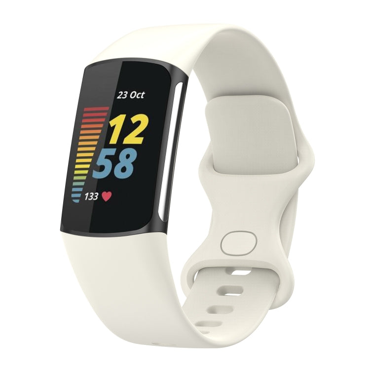 For Fitbit Charge 5 Silicone Replacement Strap Watchband, S