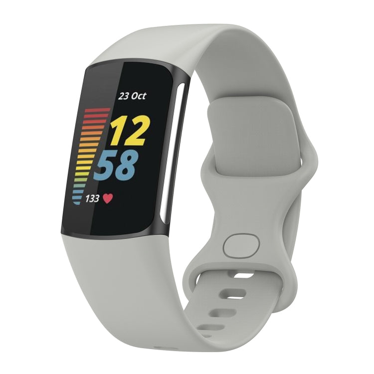 For Fitbit Charge 5 Silicone Replacement Strap Watchband, S