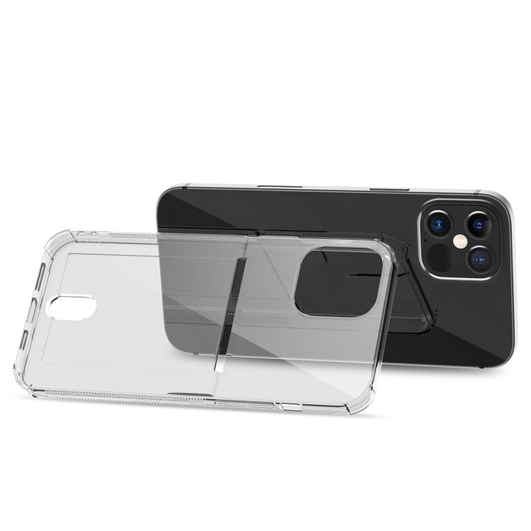 TPU Transparent Protective Case with Card Slots, For iPhone 13