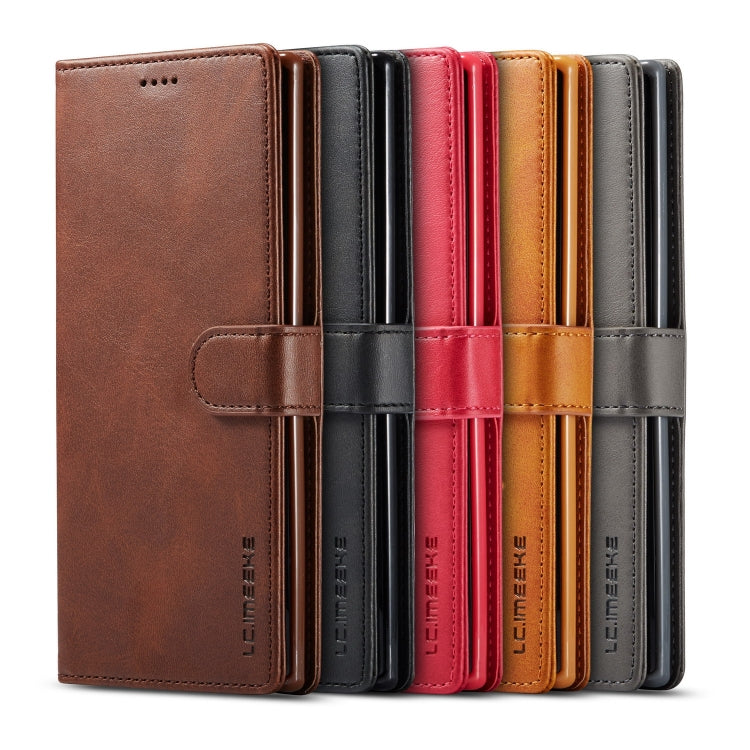 LC.IMEEKE Calf Texture Horizontal Flip Leather Case, with Holder & Card Slots & Wallet, For Galaxy Note 10 Plus, For Galaxy S10, For Galaxy S10 Plus, For Galaxy S10e