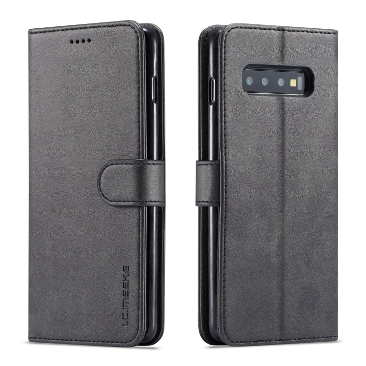 LC.IMEEKE Calf Texture Horizontal Flip Leather Case, with Holder & Card Slots & Wallet, For Galaxy Note 10 Plus, For Galaxy S10, For Galaxy S10 Plus, For Galaxy S10e