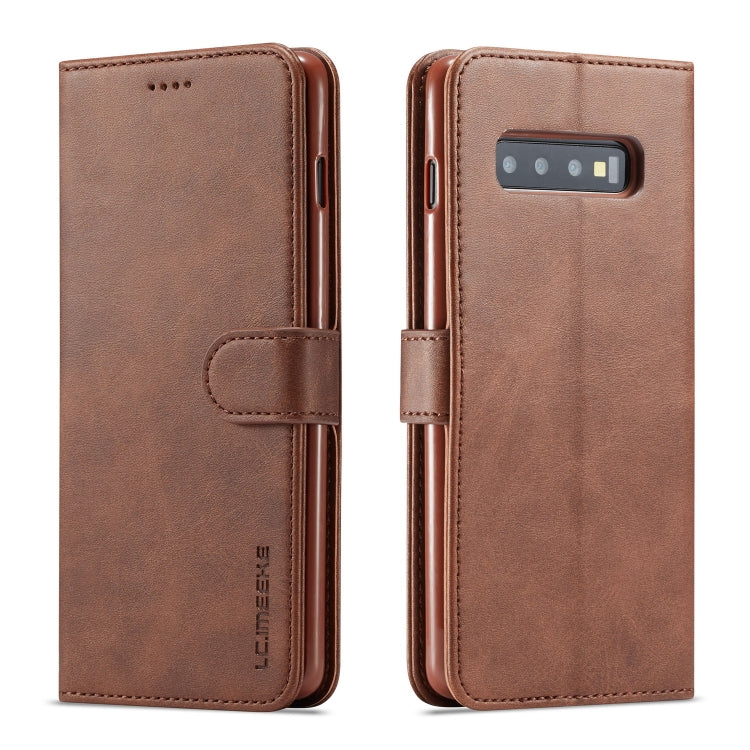 LC.IMEEKE Calf Texture Horizontal Flip Leather Case, with Holder & Card Slots & Wallet, For Galaxy Note 10 Plus, For Galaxy S10, For Galaxy S10 Plus, For Galaxy S10e