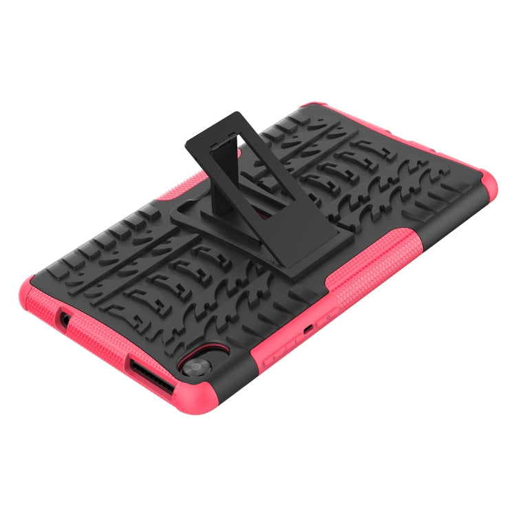Tire Texture Shockproof TPU+PC Tablet Case with Holder, For Lenovo Tab M8 3rd Gen / M8 HD