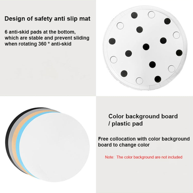 52cm Remote Control Electric Rotating Turntable Display Stand Video Shooting Props Turntable, Plug-in Power, 52cm, Plug-in Power,US Plug, 52cm, Plug-in Power,EU Plug, 52cm, Plug-in Power,AU Plug, 52cm, Plug-in Power,UK Plug, 52cm, Plug-in Power, US Plu...