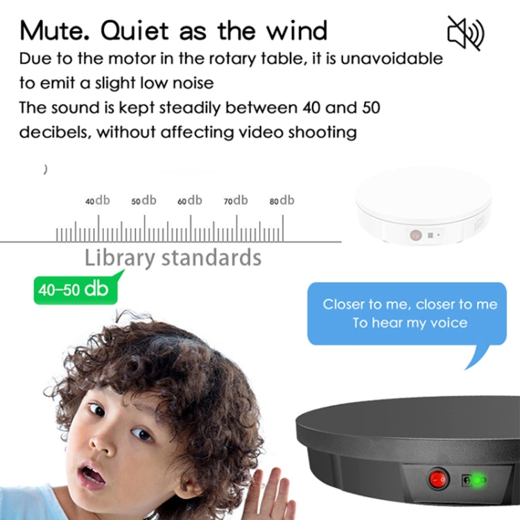 52cm Remote Control Electric Rotating Turntable Display Stand Video Shooting Props Turntable, Charging Power, 52cm, Charging Power,US Plug, 52cm, Charging Power,EU Plug, 52cm, Charging Power,AU Plug, 52cm, Charging Power,UK Plug...