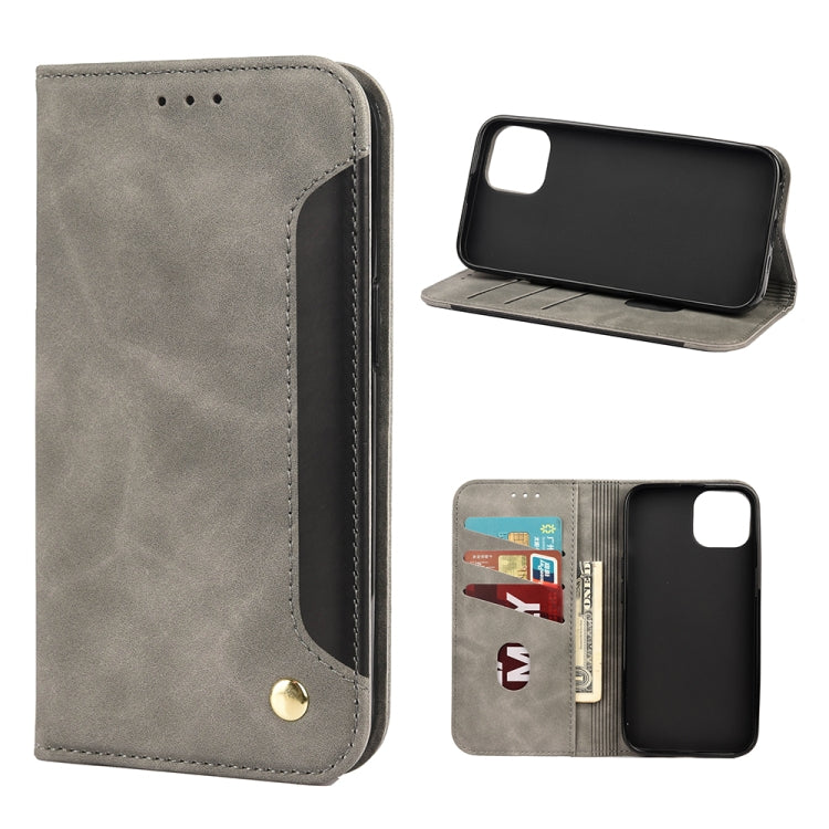 Skin Feel Splicing Leather Phone Case, For iPhone 11 Pro Max, For iPhone 11 Pro, For iPhone 11, For iPhone XS Max