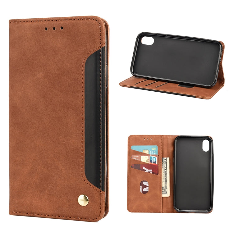 Skin Feel Splicing Leather Phone Case, For iPhone 11 Pro Max, For iPhone 11 Pro, For iPhone 11, For iPhone XS Max