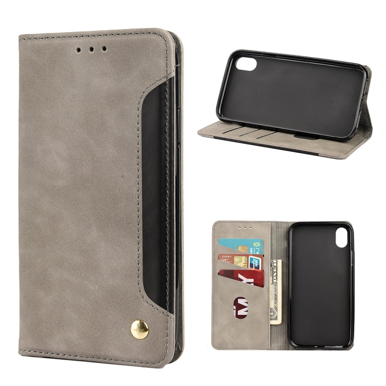 Skin Feel Splicing Leather Phone Case, For iPhone 11 Pro Max, For iPhone 11 Pro, For iPhone 11, For iPhone XS Max
