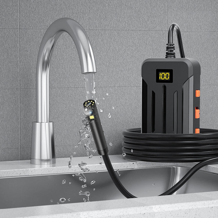 F300 8mm IP68 Watweproof HD Dual Cameras Digital Endoscope, 2m Hard Cable, 5m Hard Cable, 10m Hard Cable