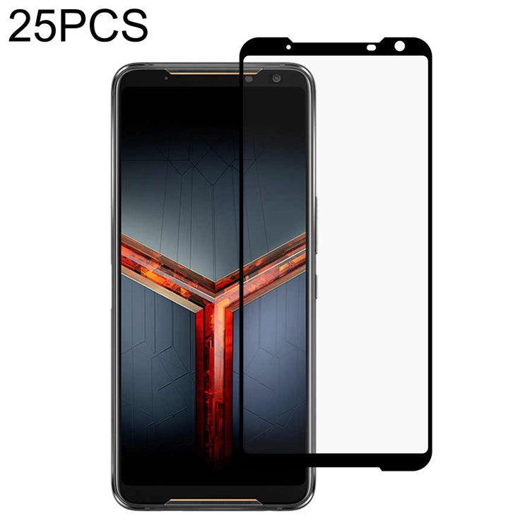 25 PCS Full Glue Full Cover Screen Protector Tempered Glass Film, For Asus ROG Phone II ZS660KL (25 PCS), For Asus Zenfone Go ZB500KL (25 PCS), For Asus Zenfone Max Plus M1 ZB570TL (25 PCS), For Asus ZenFone Max Pro ZB602KL (25 PCS)                    ...
