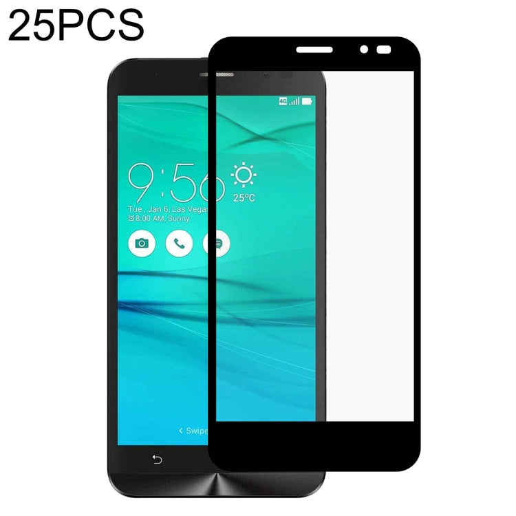 25 PCS Full Glue Full Cover Screen Protector Tempered Glass Film, For Asus ROG Phone II ZS660KL (25 PCS), For Asus Zenfone Go ZB500KL (25 PCS), For Asus Zenfone Max Plus M1 ZB570TL (25 PCS), For Asus ZenFone Max Pro ZB602KL (25 PCS)                    ...