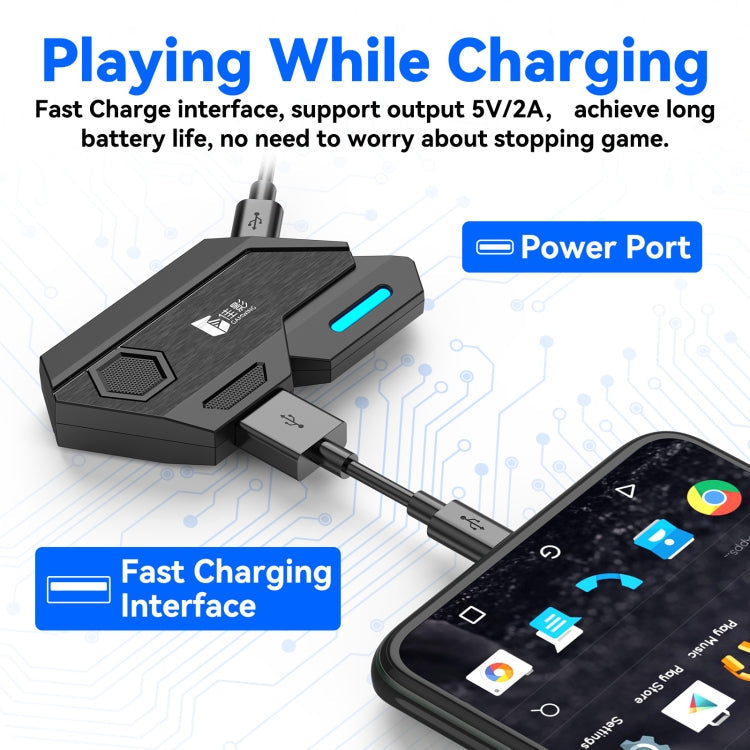 GAMWING MixSE Bluetooth 5.0 Keyboard Mouse Converter Shooting Game Auxiliary Tool, Mix SE1