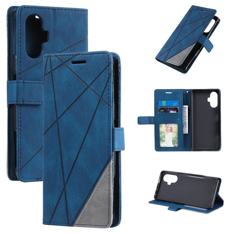 Skin Feel Splicing Horizontal Flip Leather Phone Case, For Xiaomi Redmi 10, For Xiaomi Poco F3 GT