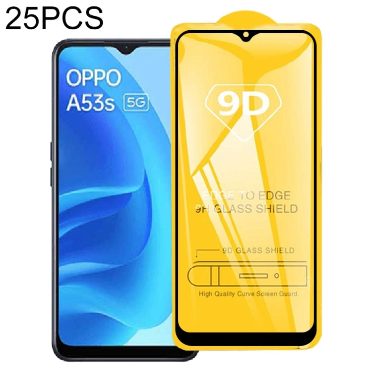 For Samsung Galaxy A53 5G 25pcs 9D Full Glue Screen Tempered Glass Film, For vivo Y20 2021 (25 PCS), For OPPO A53s 5G (25 PCS), For vivo iQOO Neo5 Lite (25 PCS), For OPPO K9s (25 PCS), For OPPO Realme C11 2021 (25 PCS), For vivo S10e (25 PCS)          ...