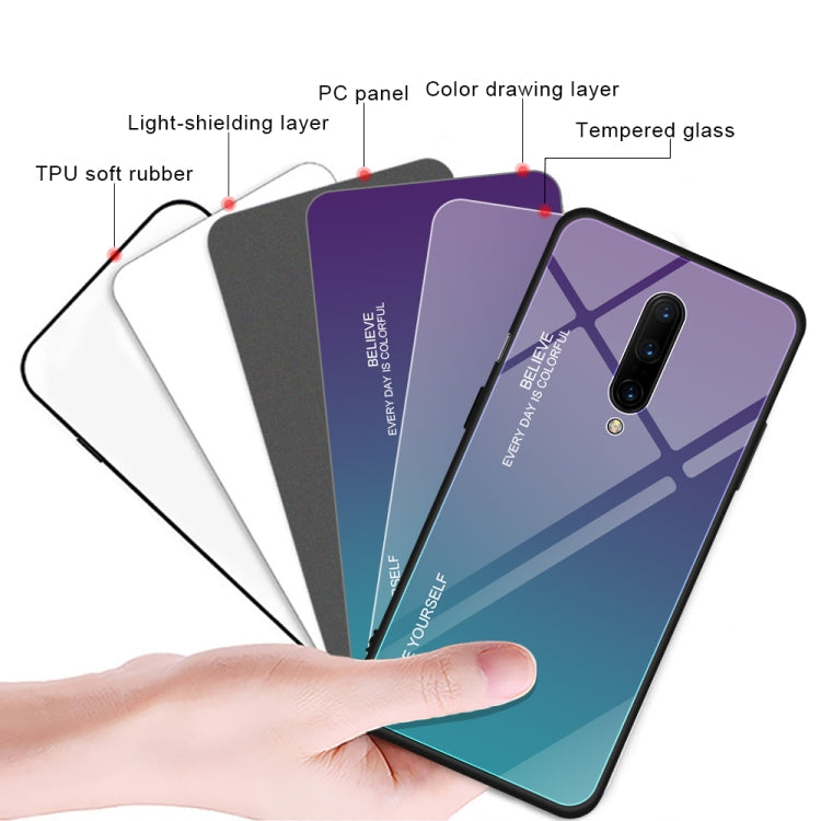 Gradient Color Glass Case, For OnePlus 7 Pro, For Huawei P20, For OPPO F11 Pro