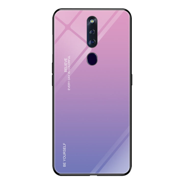 Gradient Color Glass Case, For OnePlus 7 Pro, For Huawei P20, For OPPO F11 Pro