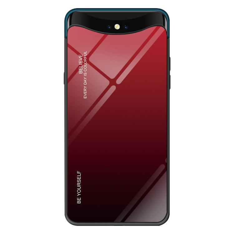 Gradient Color Glass Case, For OPPO Find X, For OPPO Reno, For Galaxy S8