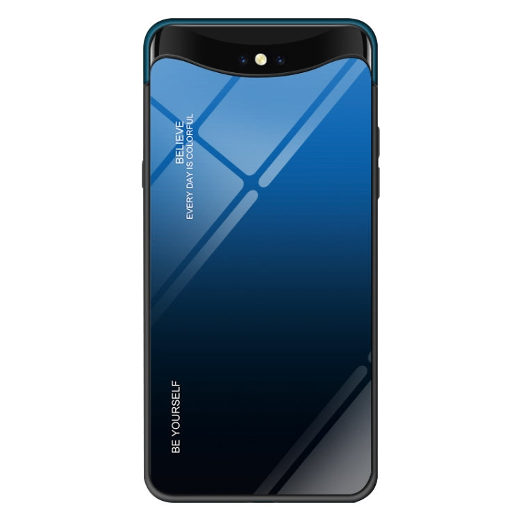 Gradient Color Glass Case, For OPPO Find X, For OPPO Reno, For Galaxy S8