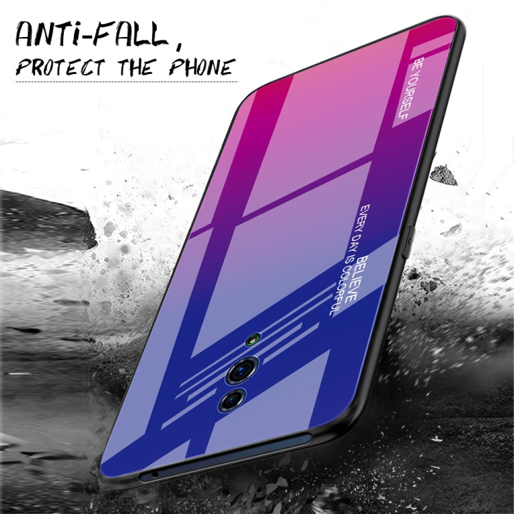 Gradient Color Glass Case, For Xiaomi Redmi Note 7, For Huawei Mate 20, For Huawei P30 Lite