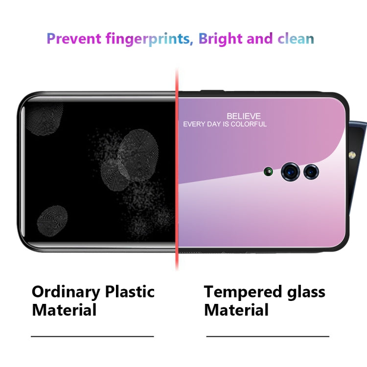 Gradient Color Glass Case, For Xiaomi Redmi Note 7, For Huawei Mate 20, For Huawei P30 Lite
