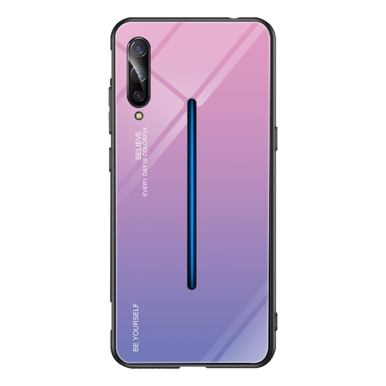 Gradient Color Glass Case, For Xiaomi Redmi Note 7, For Huawei Mate 20, For Huawei P30 Lite