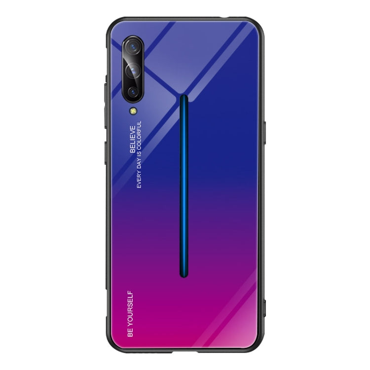 Gradient Color Glass Case, For Xiaomi Redmi Note 7, For Huawei Mate 20, For Huawei P30 Lite