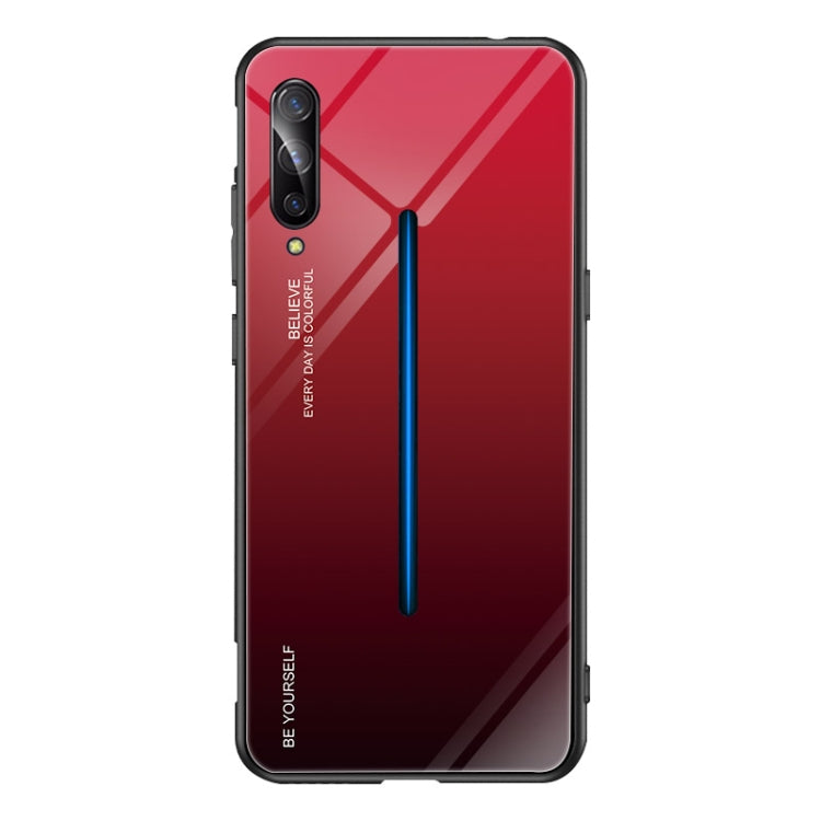 Gradient Color Glass Case, For Vivo IQOO, For VIVO V15 Pro, For VIVO X27