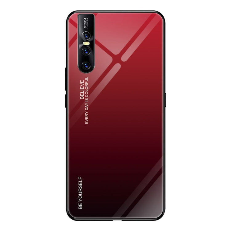 Gradient Color Glass Case, For Vivo IQOO, For VIVO V15 Pro, For VIVO X27