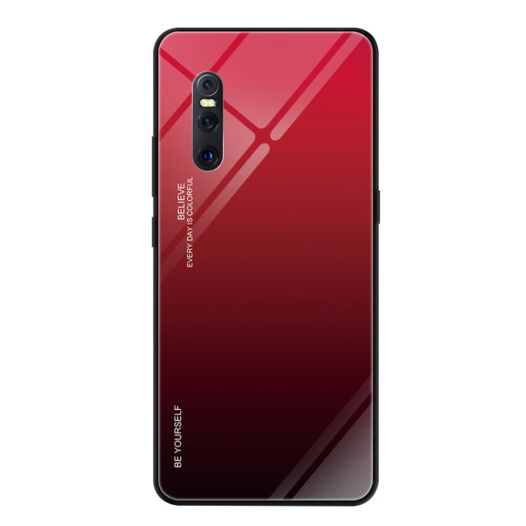 Gradient Color Glass Case, For Vivo IQOO, For VIVO V15 Pro, For VIVO X27