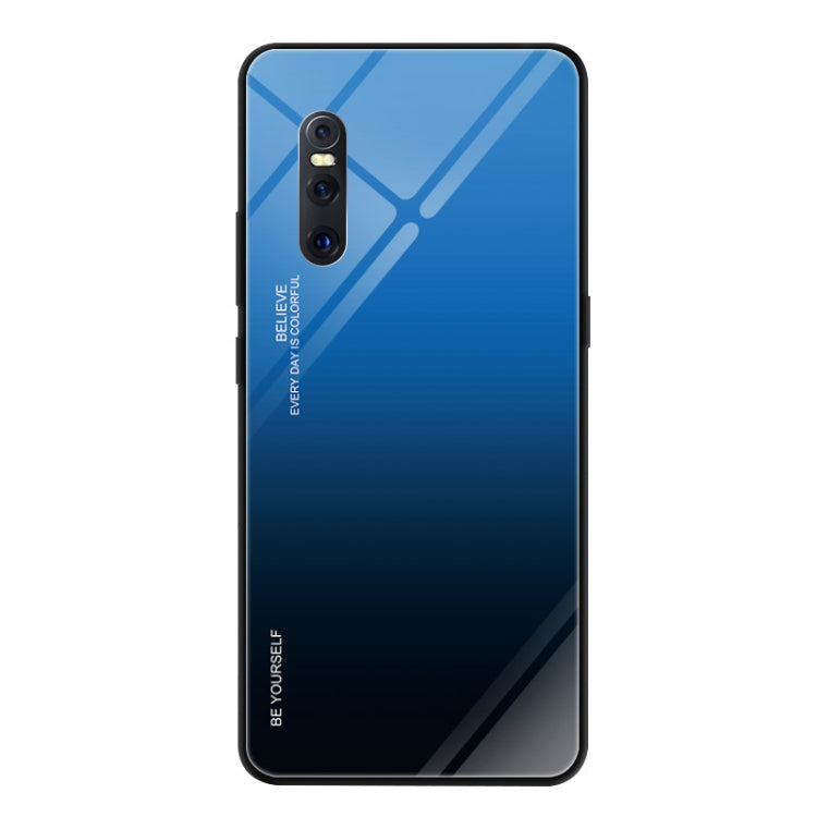 Gradient Color Glass Case, For Vivo IQOO, For VIVO V15 Pro, For VIVO X27