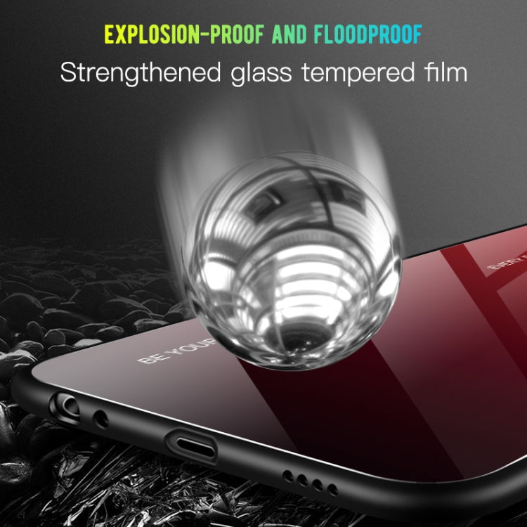 Gradient Color Glass Case, For Huawei Enjoy 9s, For Xiaomi Redmi K20, For Xiaomi Redmi Note 5 Pro