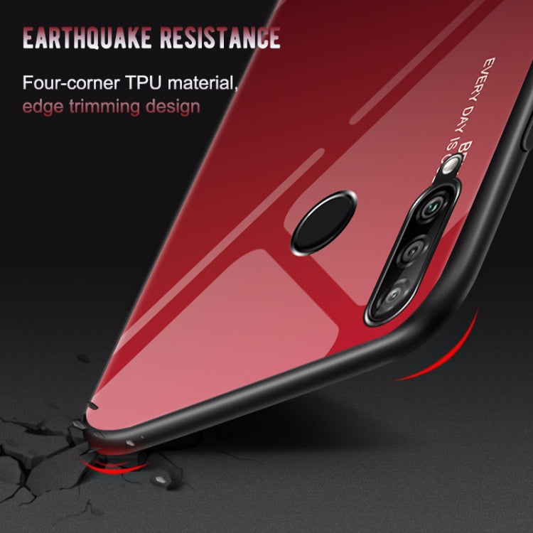 Gradient Color Glass Case, For Huawei Enjoy 9s, For Xiaomi Redmi K20, For Xiaomi Redmi Note 5 Pro